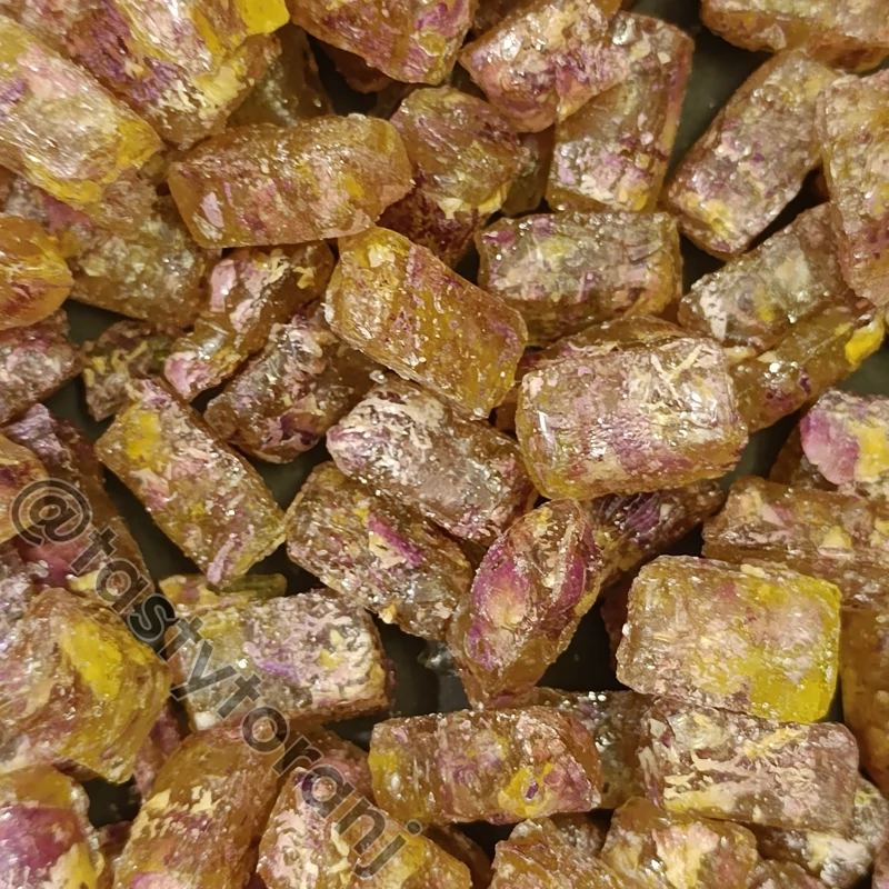 آبنبات گل محمدی درجه یک 100 گرمی ترنج
