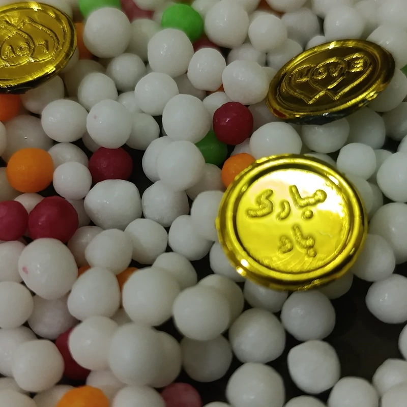 نقل عروس رنگی و درجه یک 200 گرمی ترنج
